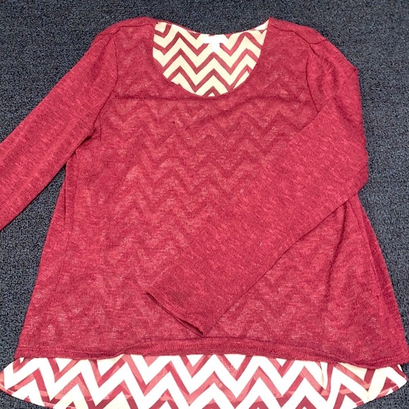 Maroon Long Sleeve - Picture 1 of 4